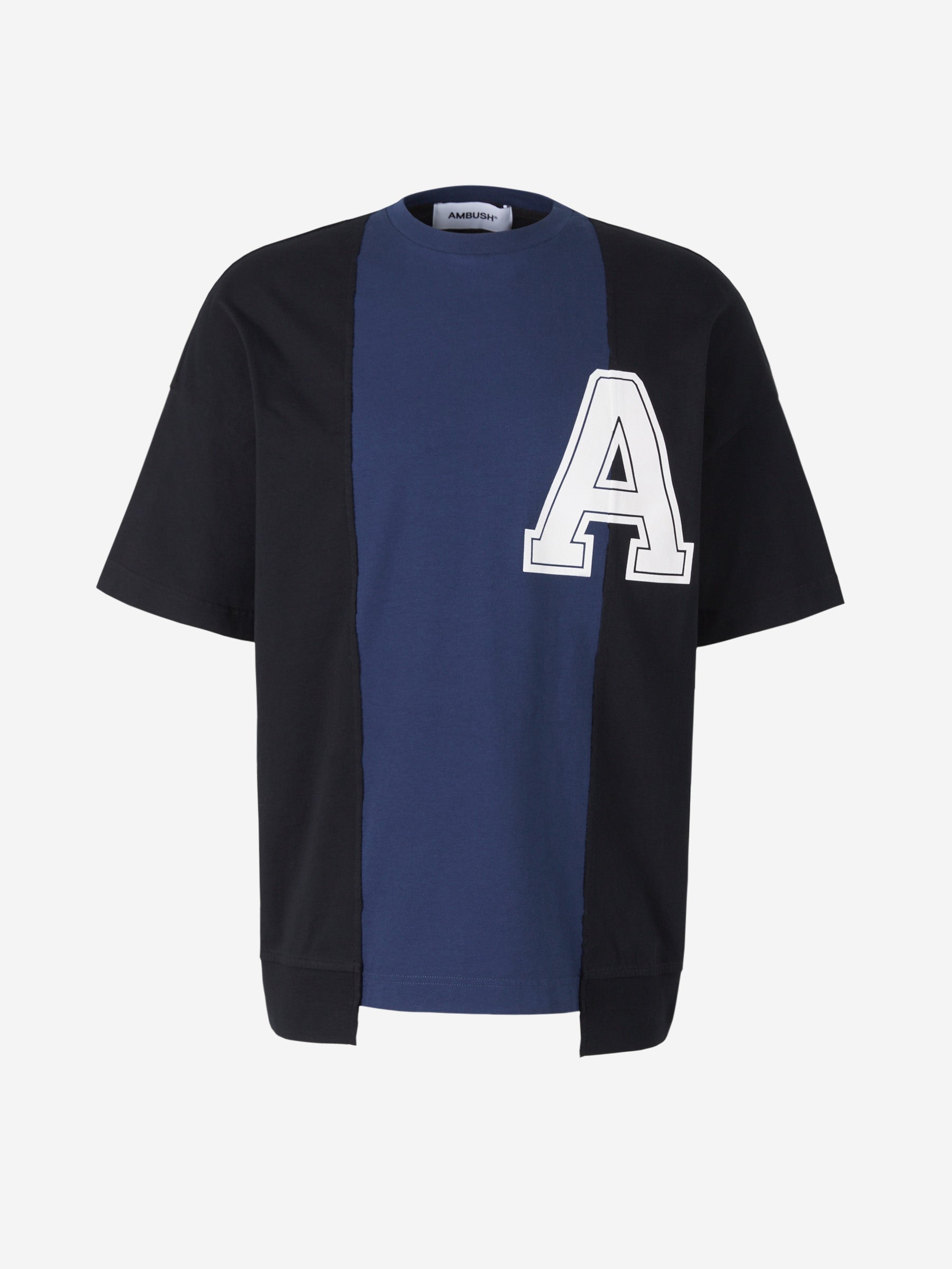 Outlet online Ambush Hombre Camiseta Varsity Paneles color Negro sku 553-002844 01 - Foto 1