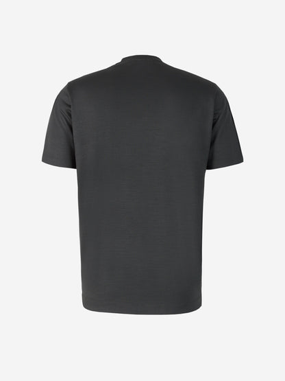 Outlet online Santa Eulalia Hombre Camiseta Lisa Lana color Gris Piedra sku 553-002887 02 - Foto 2