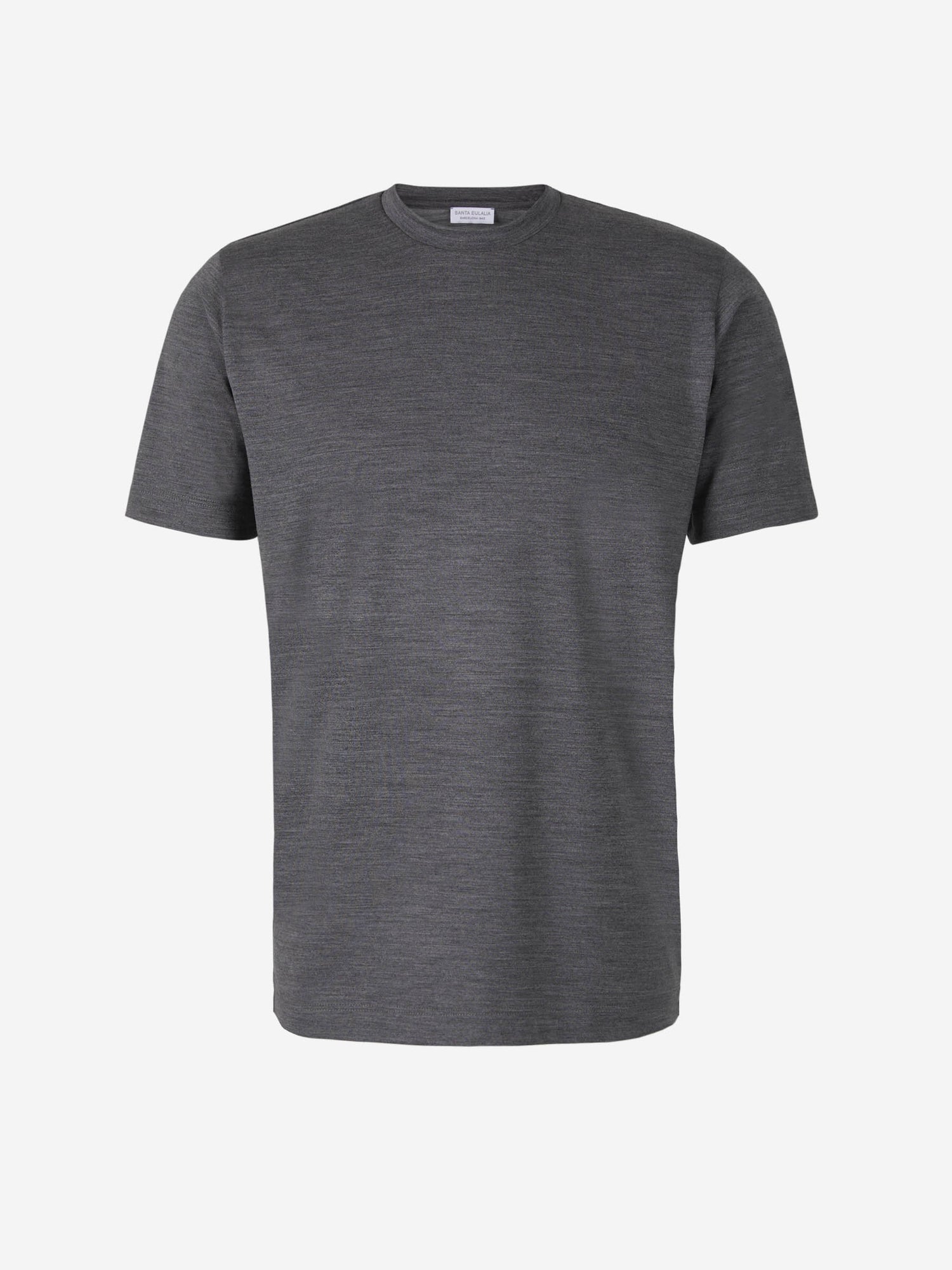 Outlet online Santa Eulalia Hombre Camiseta Lisa Lana color Negro sku 553-002887 03 - Foto 4