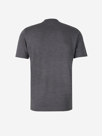 Outlet online Santa Eulalia Hombre Camiseta Lisa Lana color Negro sku 553-002887 03 - Foto 5