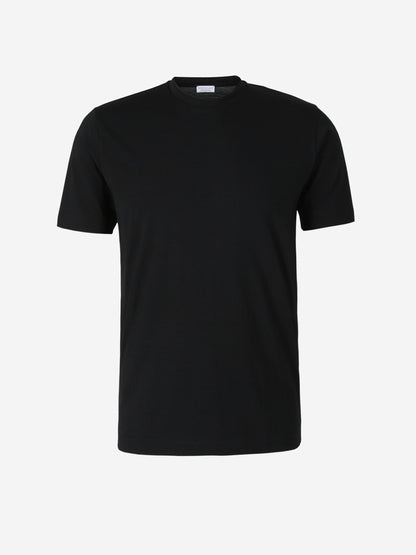 Outlet online Santa Eulalia Hombre Camiseta Lisa Lana color Negro sku 553-002887 03 - Foto 7
