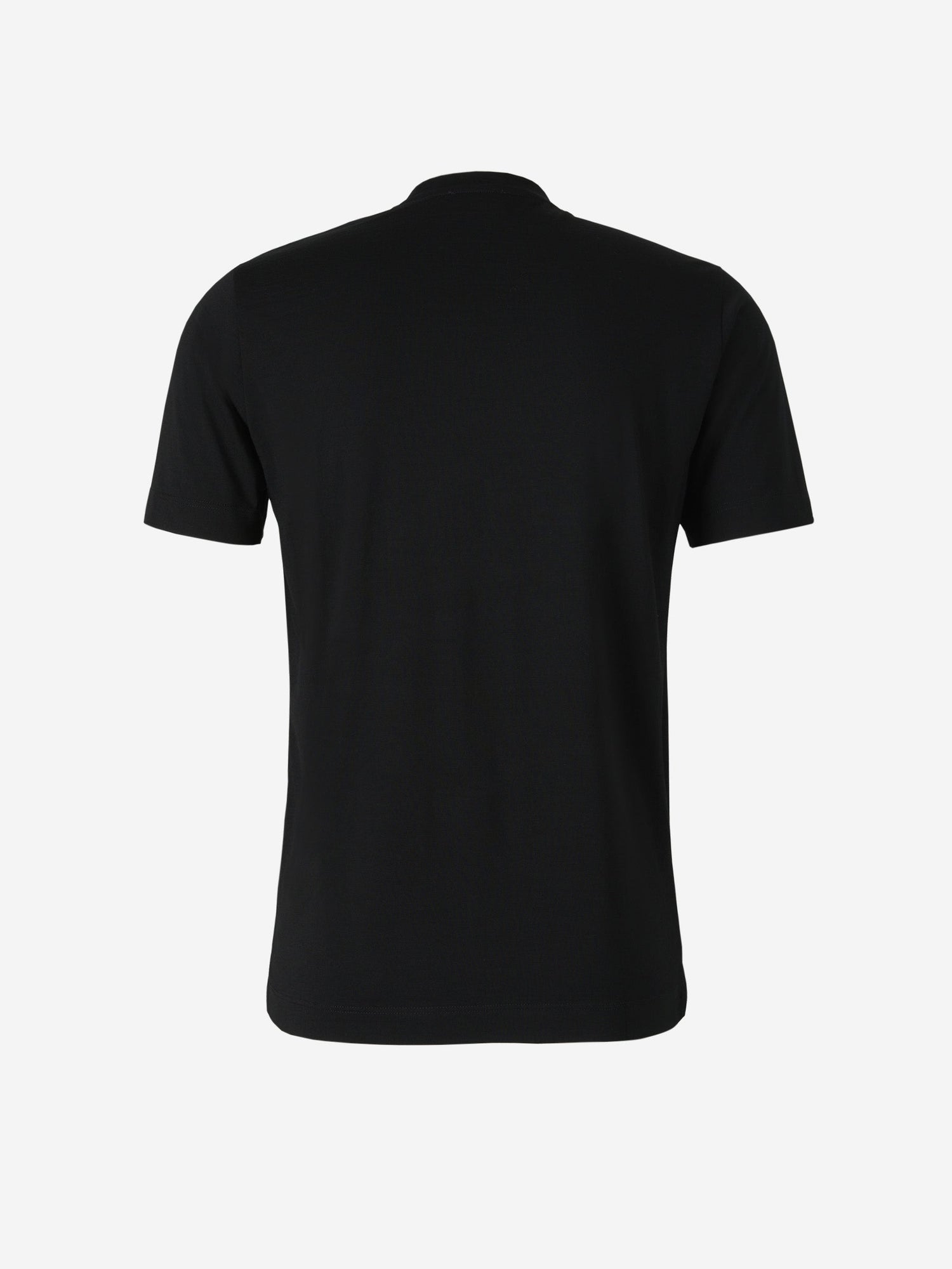 Outlet online Santa Eulalia Hombre Camiseta Lisa Lana color Negro sku 553-002887 03 - Foto 8