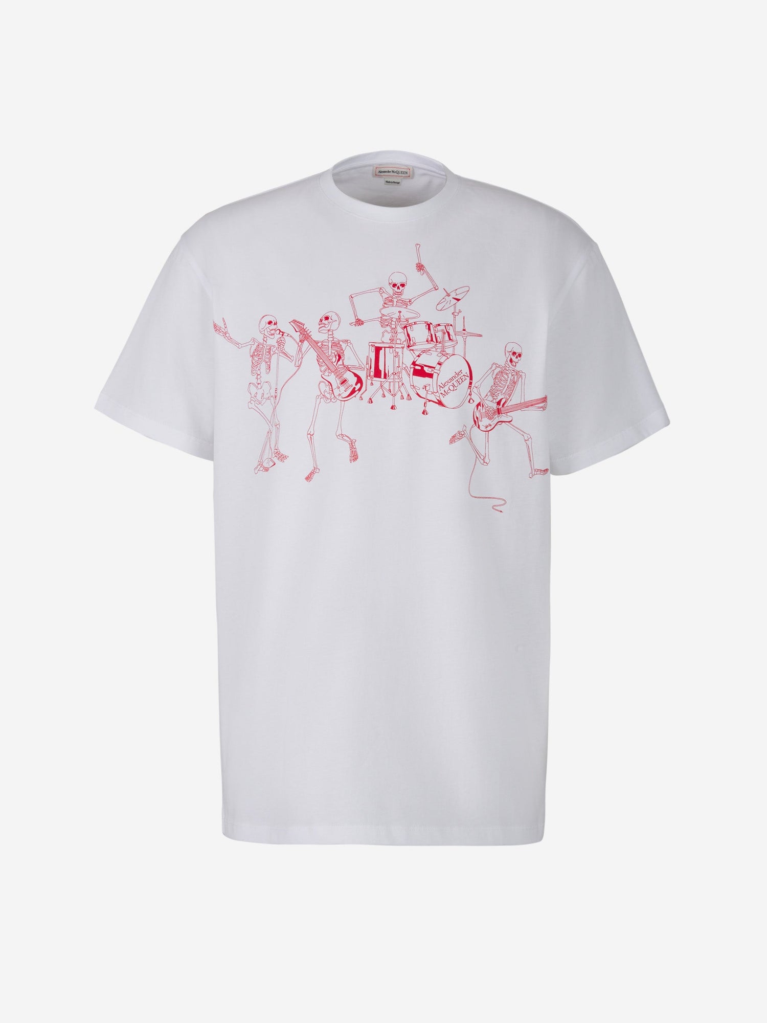 Outlet online McQueen Hombre Camiseta Estampado Calaveras color Negro sku 553-002967 01 - Foto 1