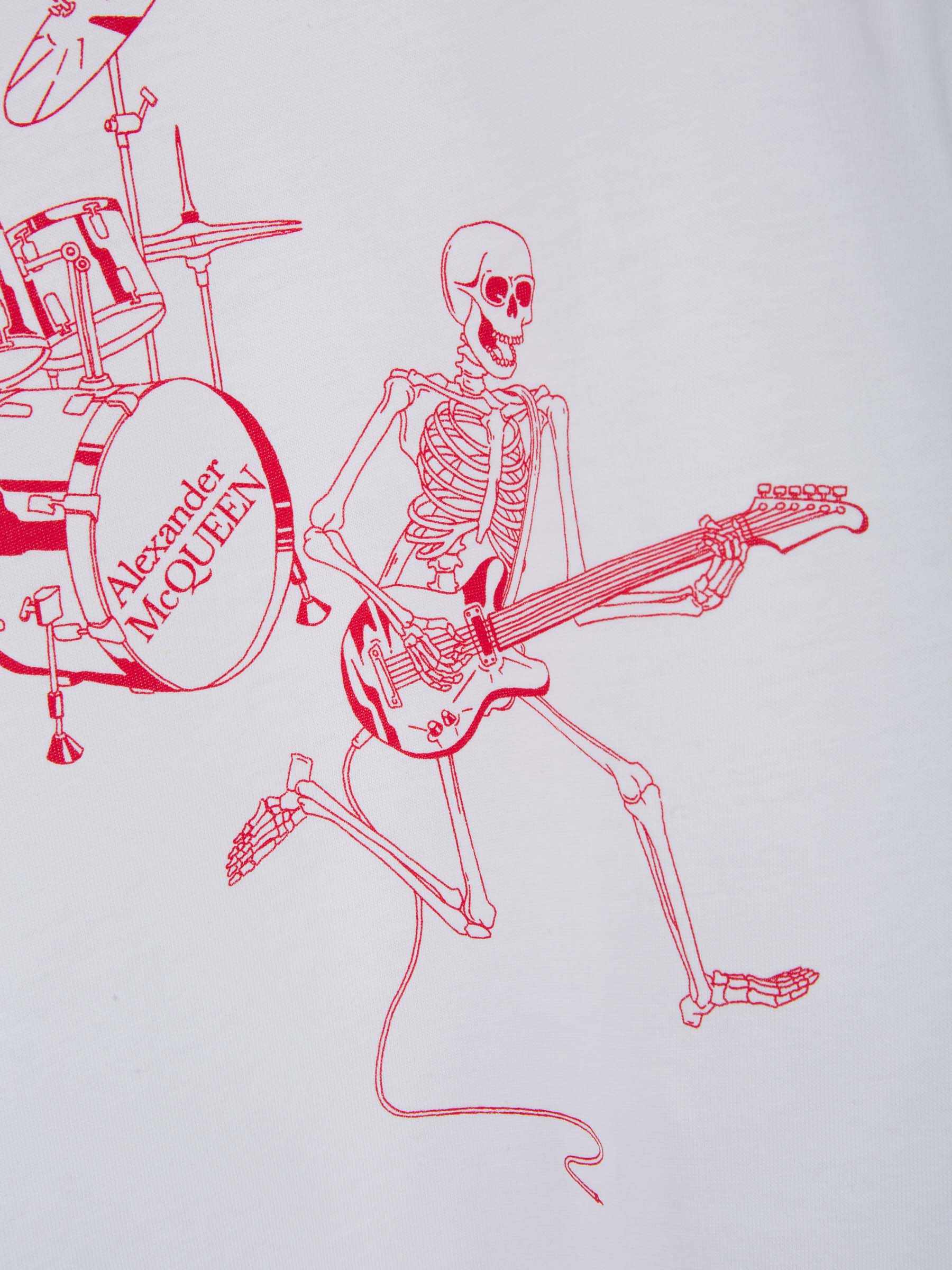 Outlet online McQueen Hombre Camiseta Estampado Calaveras color Negro sku 553-002967 01 - Foto 2
