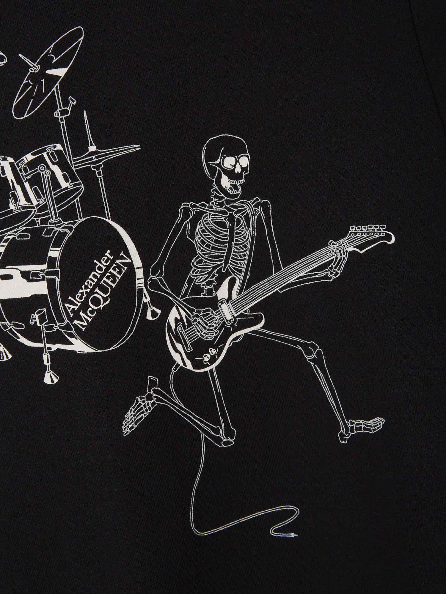 Outlet online McQueen Hombre Camiseta Estampado Calaveras color Negro sku 553-002967 01 - Foto 5