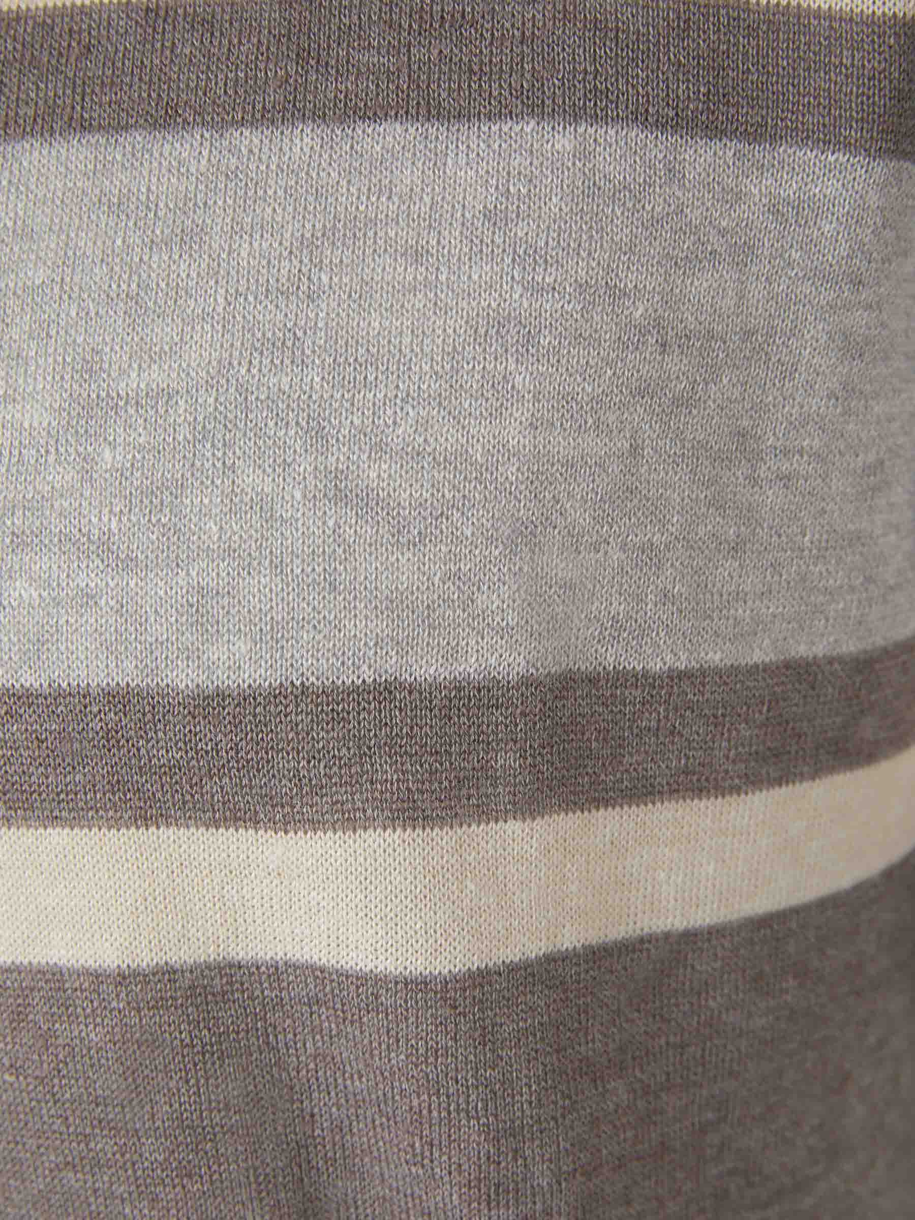 Outlet online Gran Sasso Hombre Camiseta Lino Y Algodón color Gris Piedra sku 553-002978 01 - Foto 6