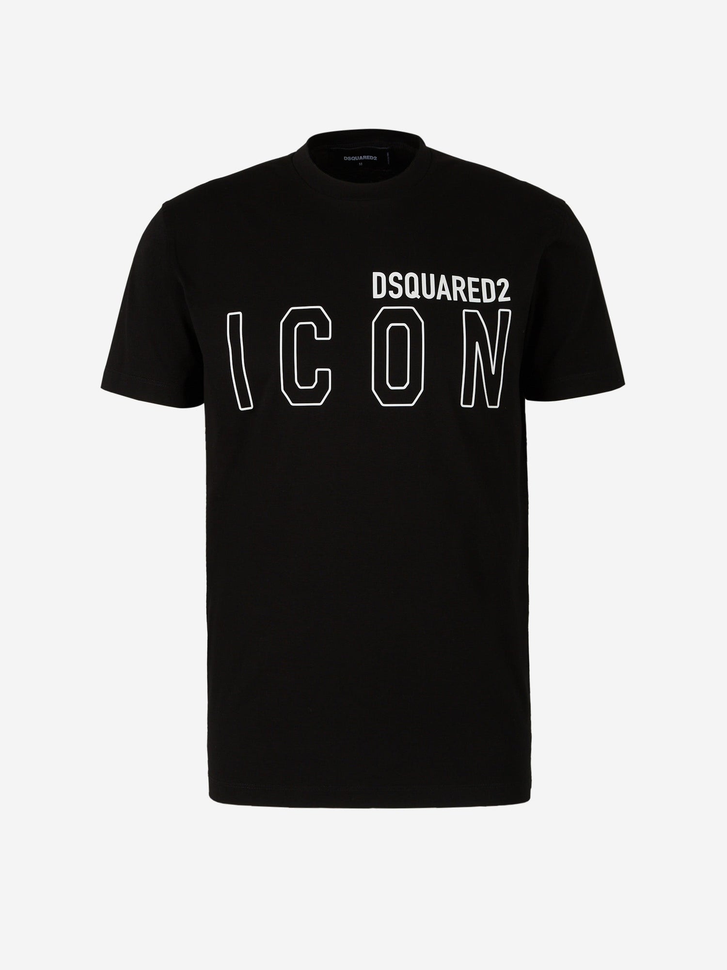 Outlet online Dsquared2 Hombre Camiseta Logo Contraste color Negro sku 553-002985 01 - Foto 3