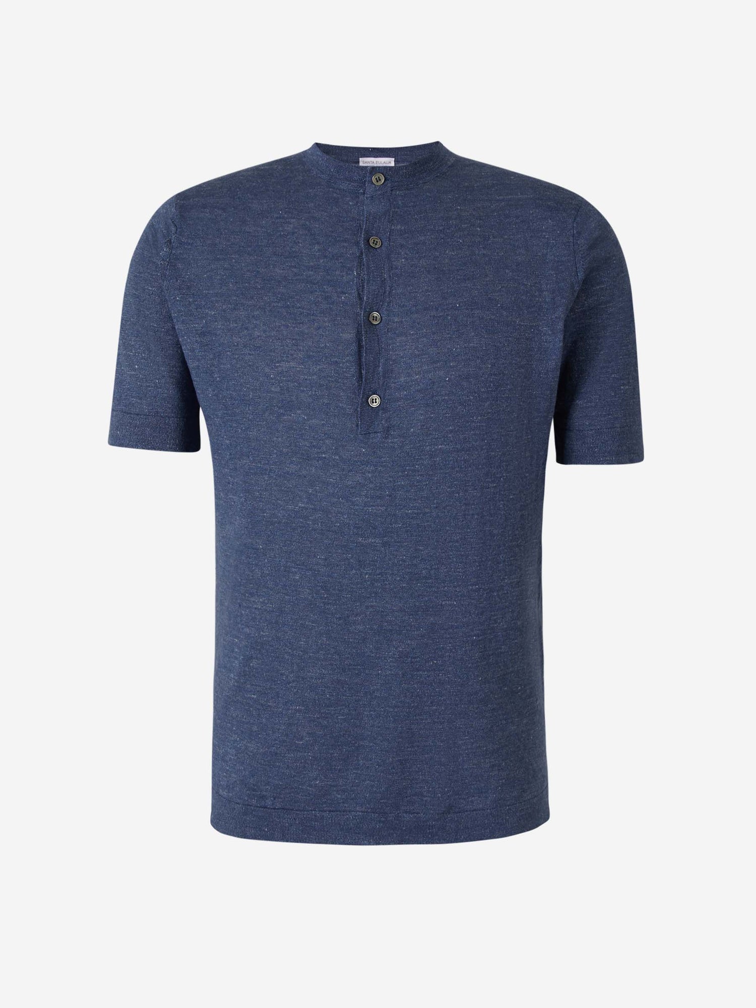 Outlet online Santa Eulalia Hombre Camiseta Punto Botones color Azul Cobalto sku 553-003015 02 - Foto 6