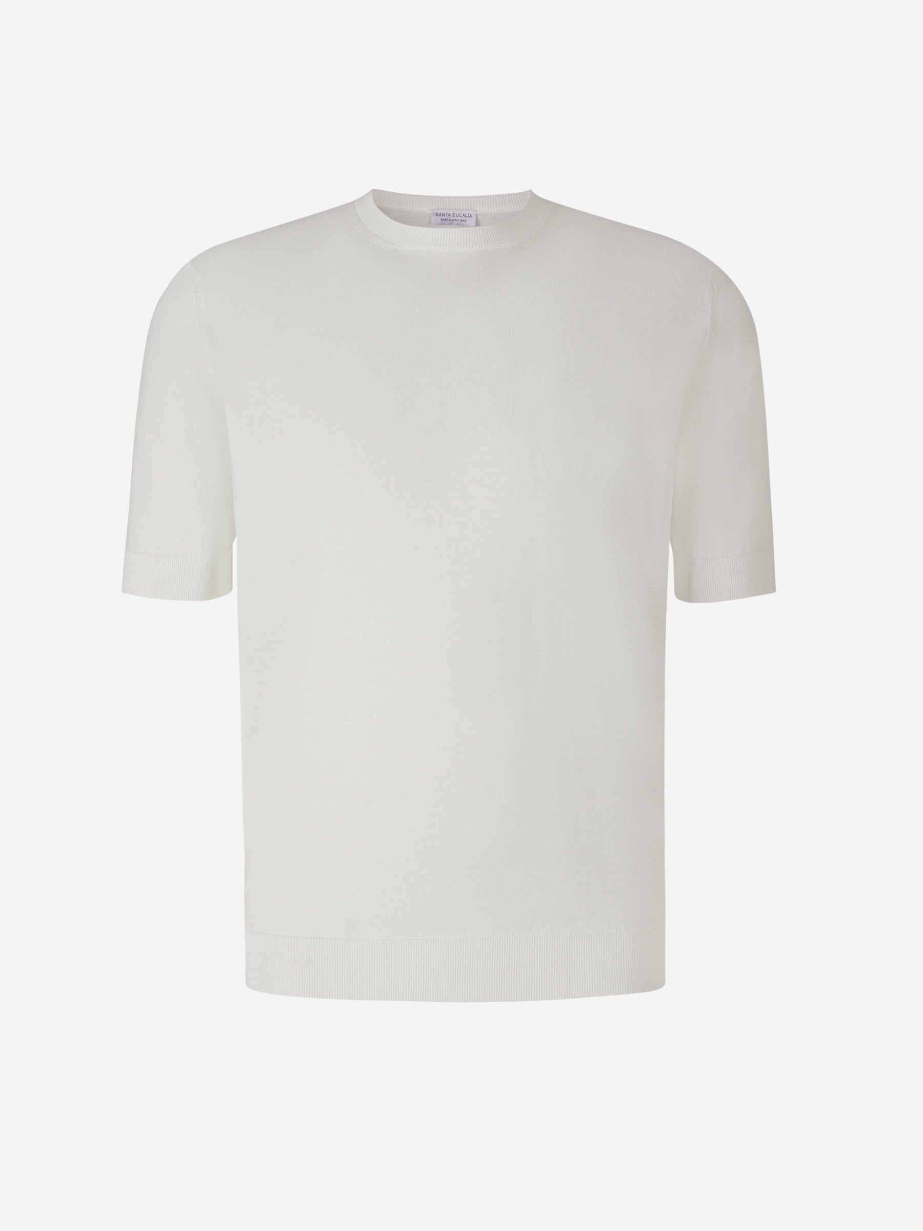 Outlet online Santa Eulalia Hombre Camiseta Lisa Algodón color Negro sku 553-003016 02 - Foto 1