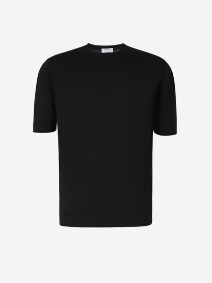 Outlet online Santa Eulalia Hombre Camiseta Lisa Algodón color Negro sku 553-003016 02 - Foto 4