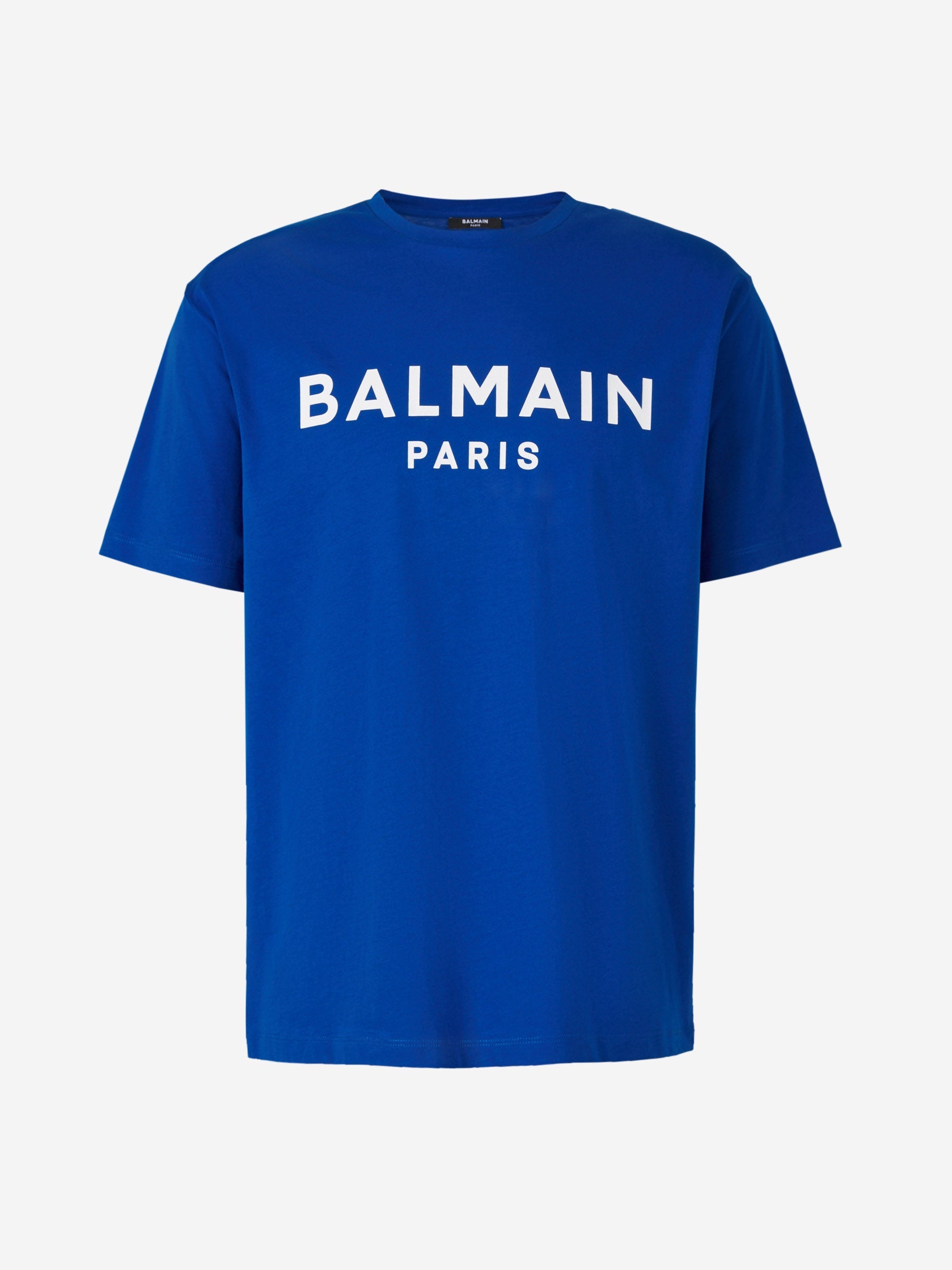 Outlet online Balmain Hombre Camiseta Logo Contraste color Verde Militar sku 553-003118 00 - Foto 5
