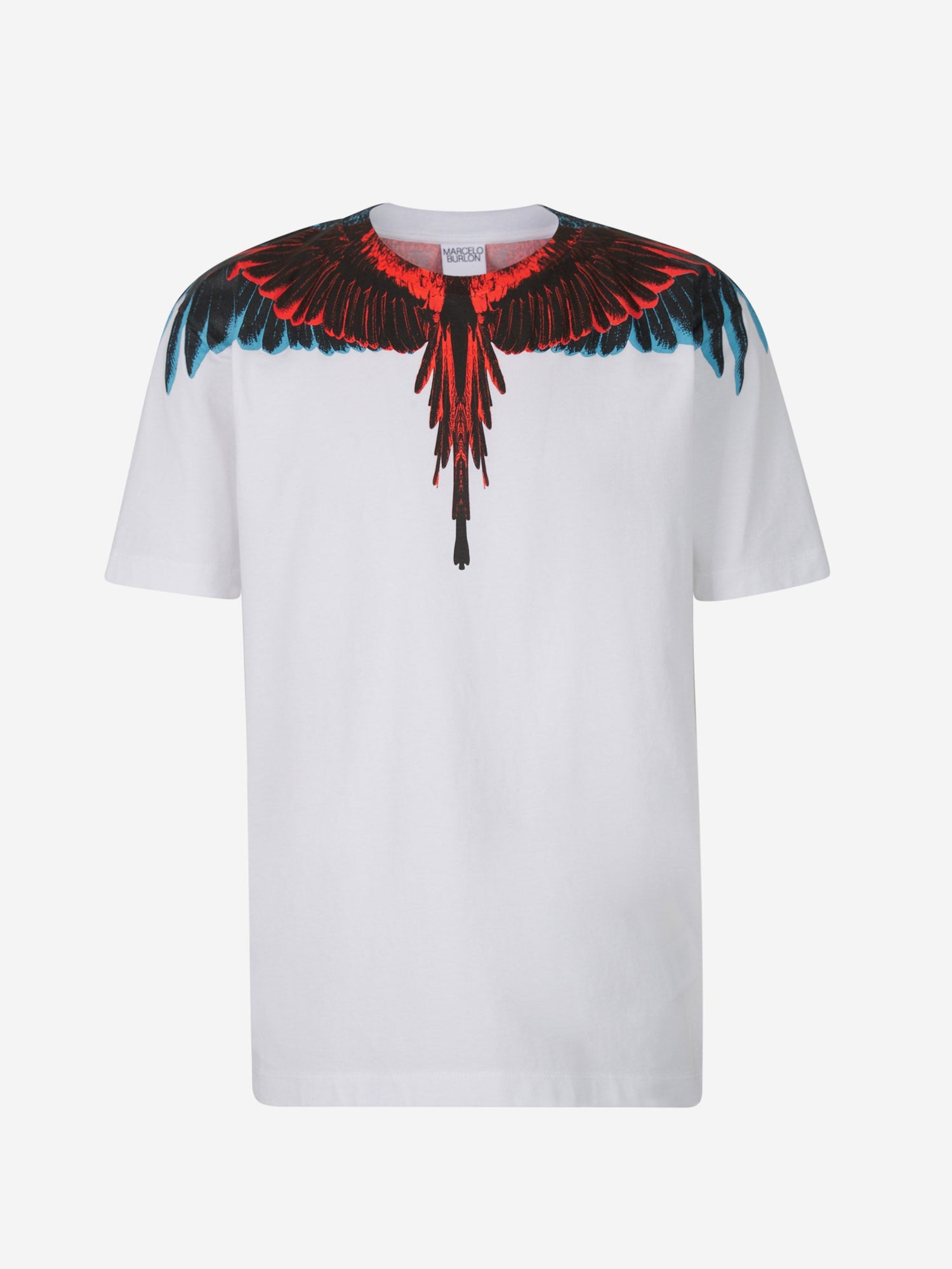 Outlet online Marcelo Burlon Hombre Camiseta Alas Algodón color Blanco sku 553-003152 01 - Foto 2