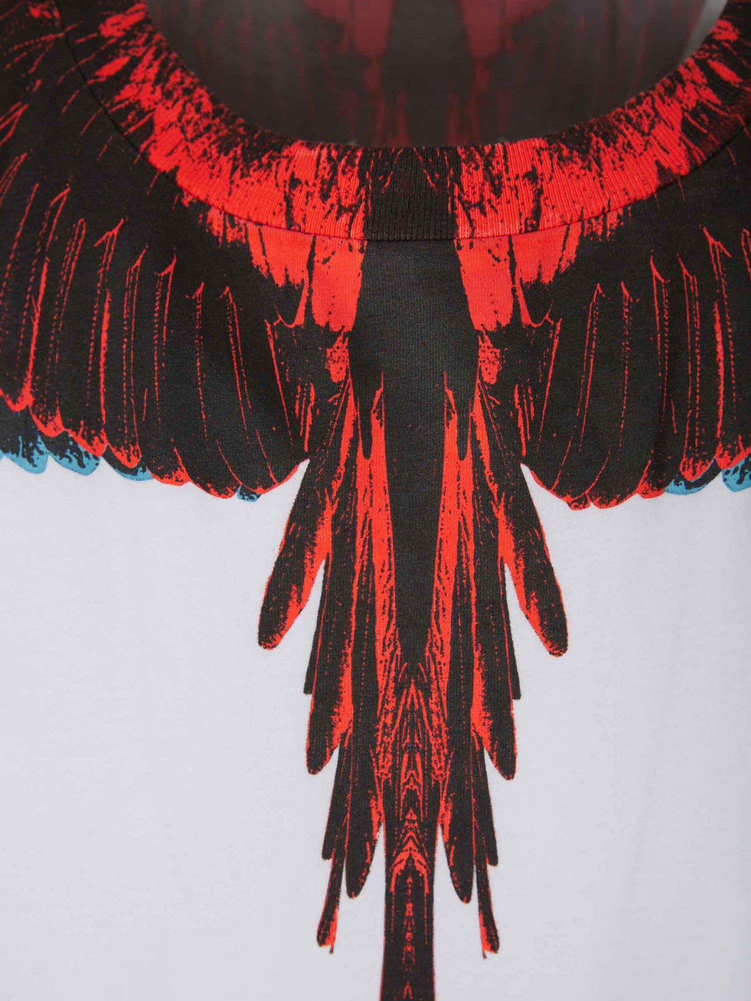 Outlet online Marcelo Burlon Hombre Camiseta Alas Algodón color Blanco sku 553-003152 01 - Foto 3