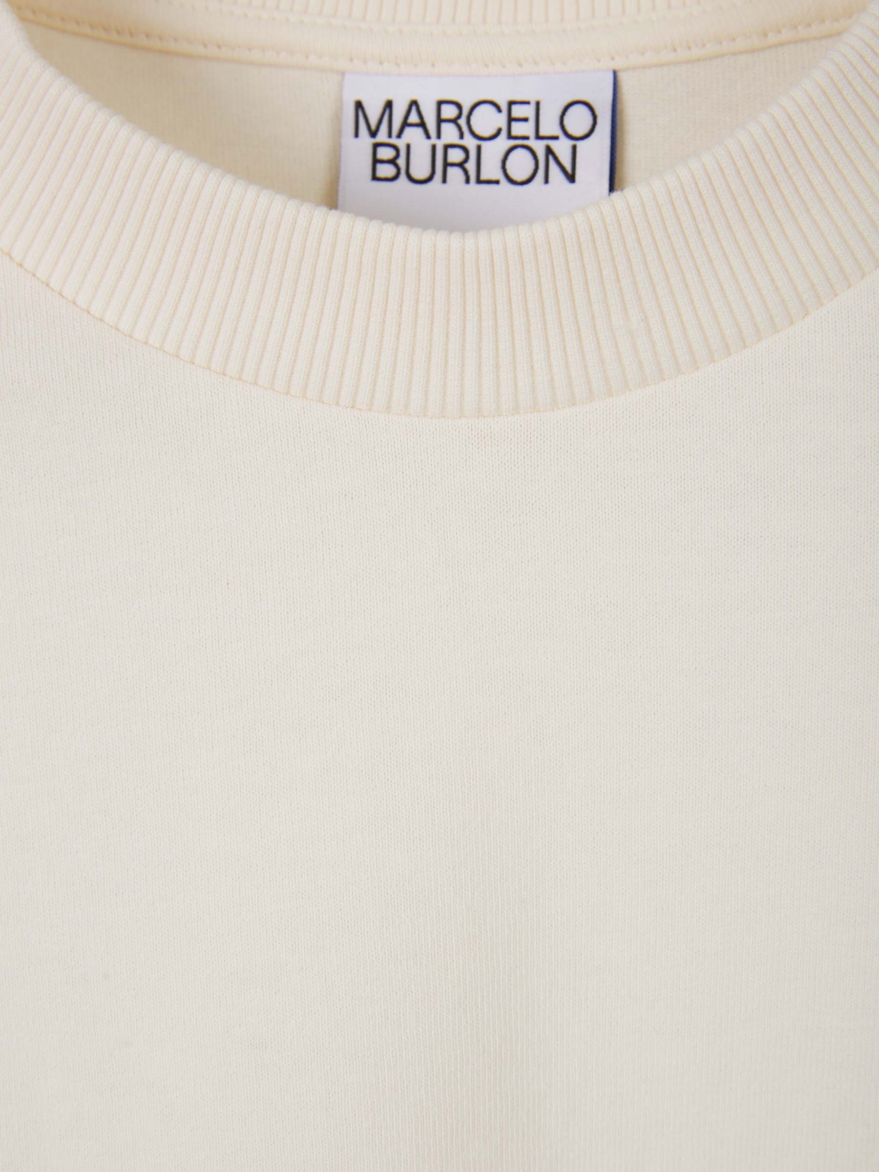 Outlet online Marcelo Burlon Hombre Camiseta Logo Bordado color Lila sku 553-003154 02 - Foto 3