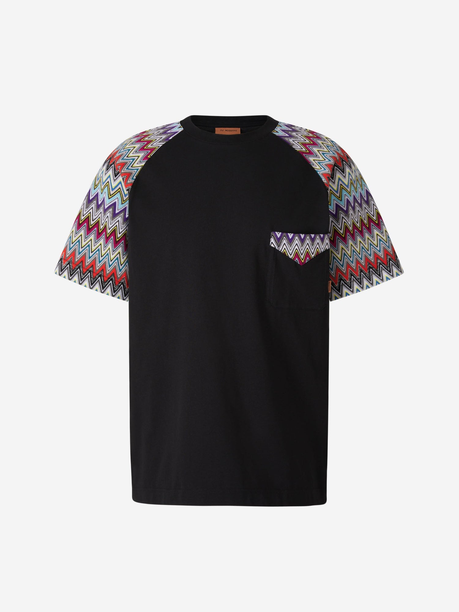 Outlet online Missoni Hombre Camiseta Contraste Zig Zag color Blanco sku 553-003177 01 - Foto 4