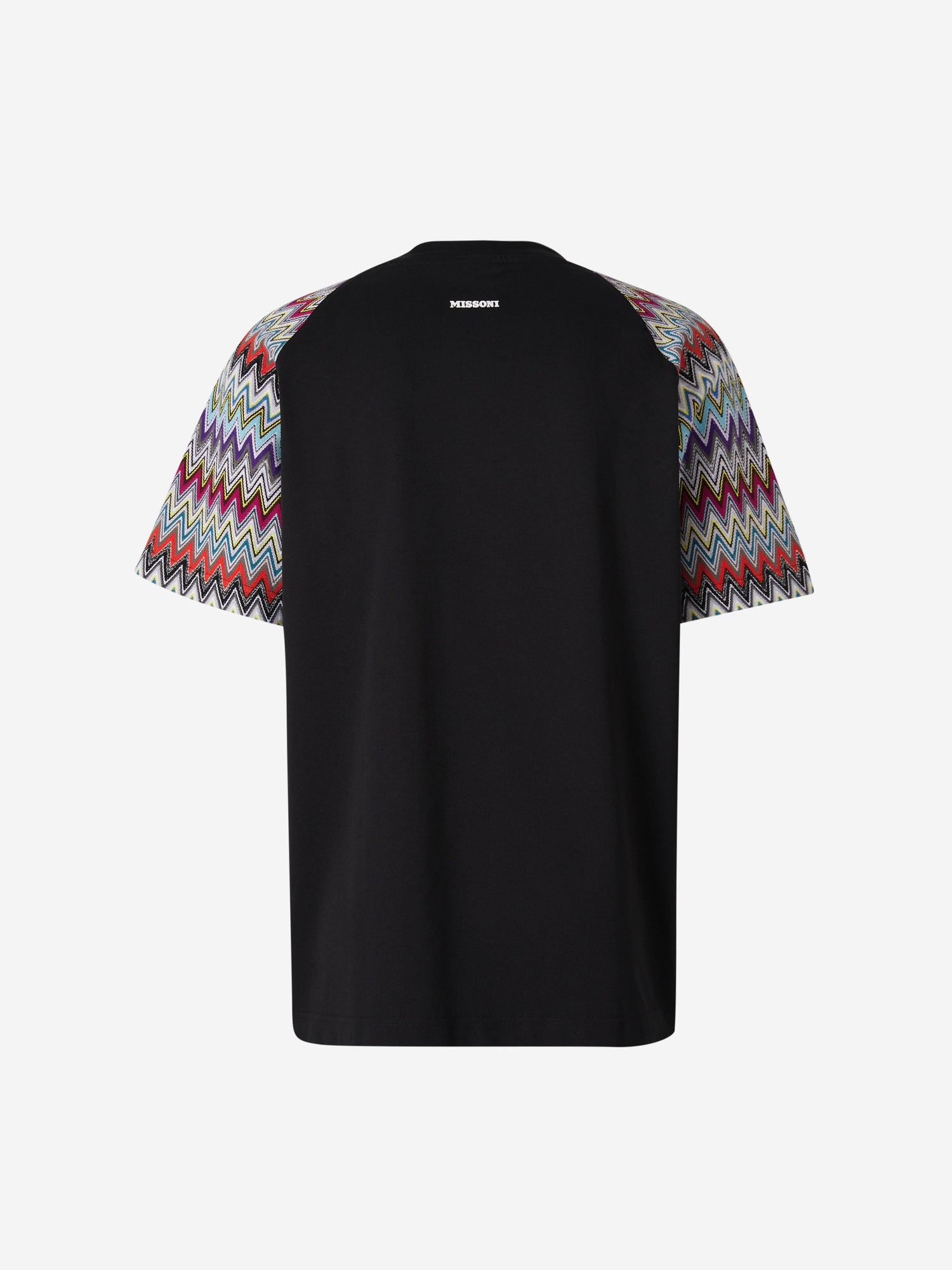 Outlet online Missoni Hombre Camiseta Contraste Zig Zag color Blanco sku 553-003177 01 - Foto 3