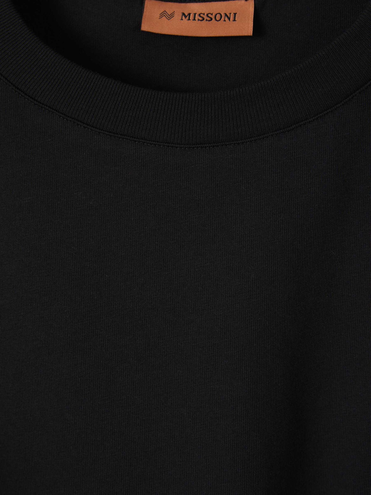 Outlet online Missoni Hombre Camiseta Contraste Zig Zag color Negro sku 553-003177 00 - Foto 2