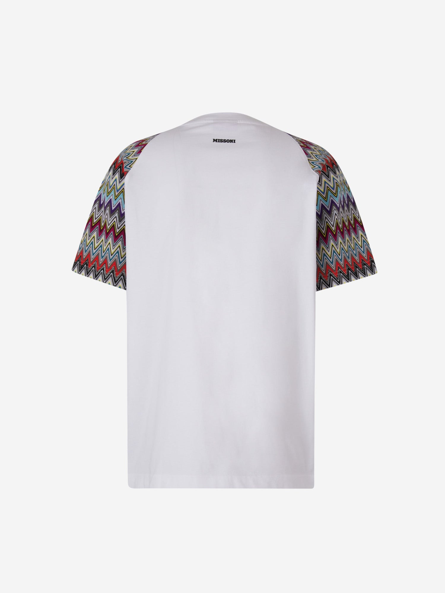 Outlet online Missoni Hombre Camiseta Contraste Zig Zag color Blanco sku 553-003177 01 - Foto 5