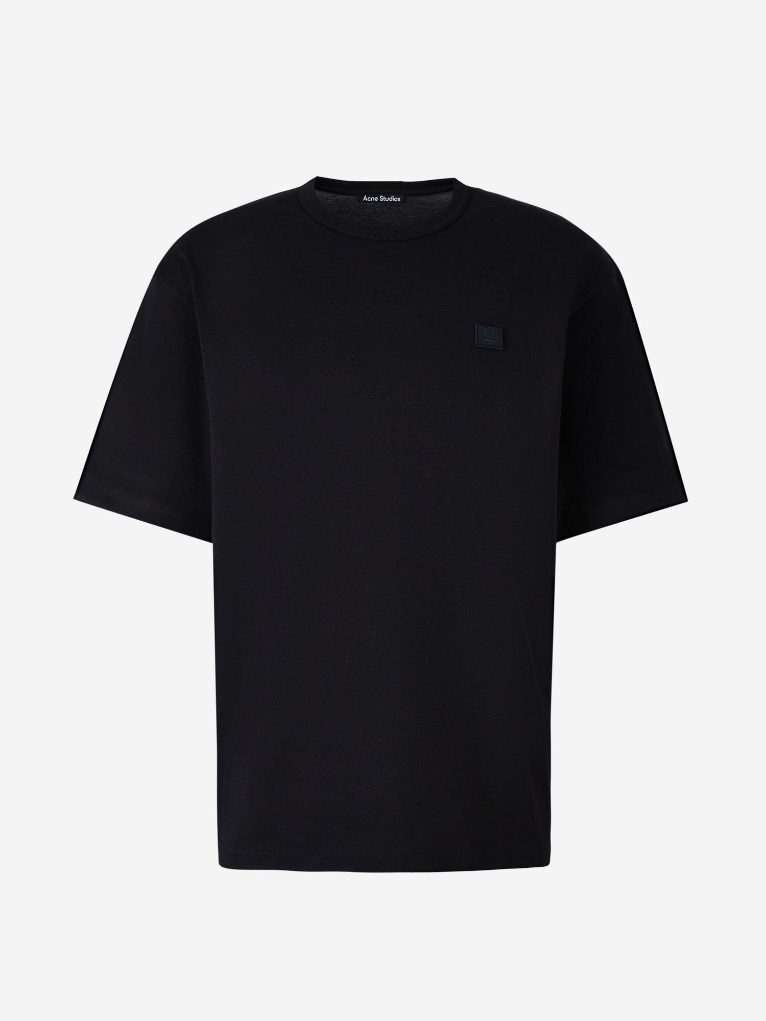 Outlet online Acne Studios Face Hombre Camiseta Parche Cara color Negro sku 553-003219 01 - Foto 1