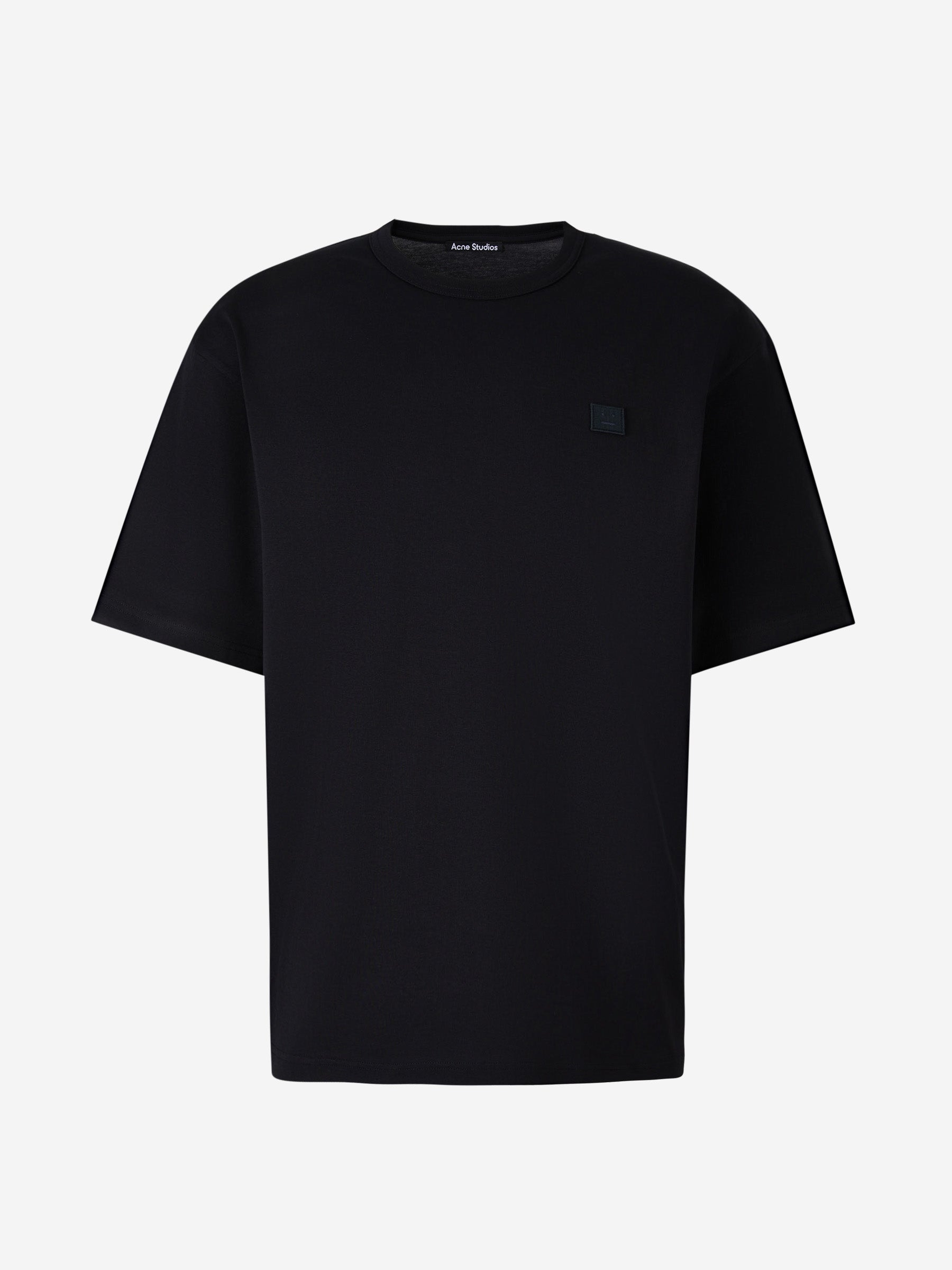 Outlet online Acne Studios Face Hombre Camiseta Parche Cara color Negro sku 553-003219 01 - Foto 1