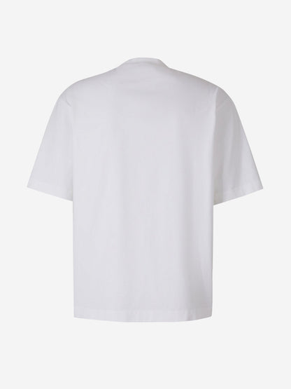 Outlet online Acne Studios Hombre Camiseta Logo Algodón color Verde Lima sku 553-003224 02 - Foto 11
