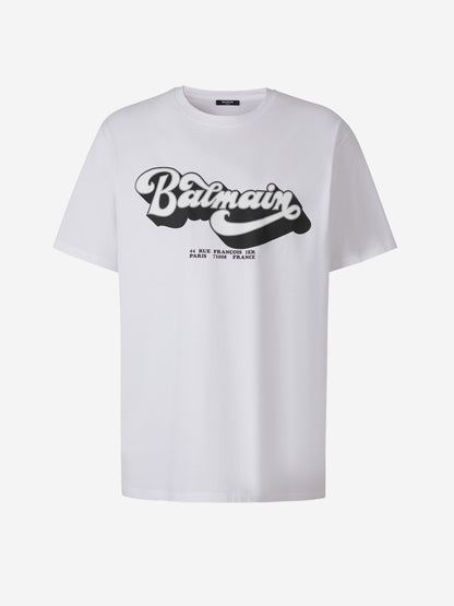 Outlet online Balmain Hombre Camiseta Logo Algodón color Blanco sku 553-003226 01 - Foto 1