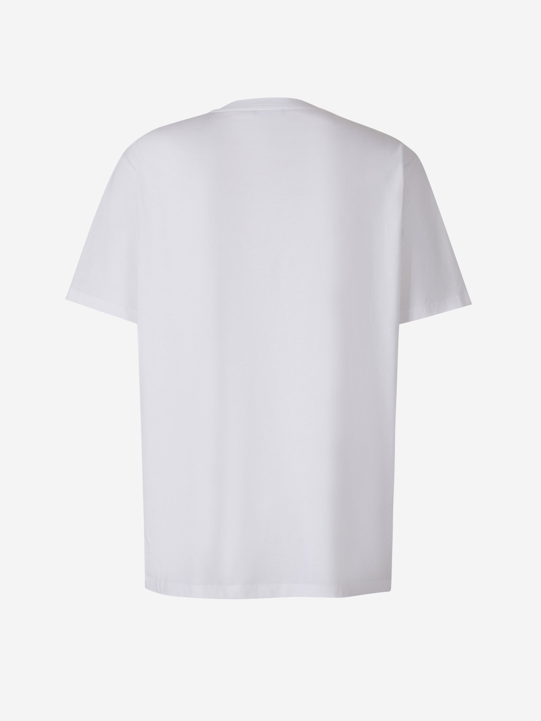 Outlet online Balmain Hombre Camiseta Logo Algodón color Blanco sku 553-003226 01 - Foto 2