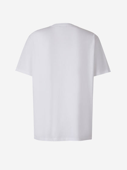 Outlet online Balmain Hombre Camiseta Logo Algodón color Blanco sku 553-003226 01 - Foto 2