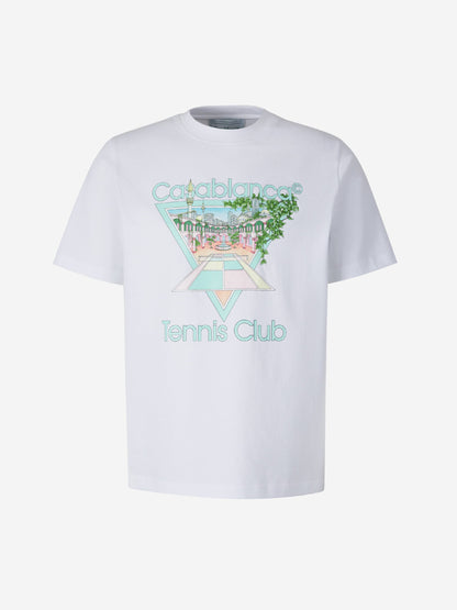 Outlet online Casablanca Hombre Camiseta Tennis Club color Azul Cielo sku 553-003231 01 - Foto 5