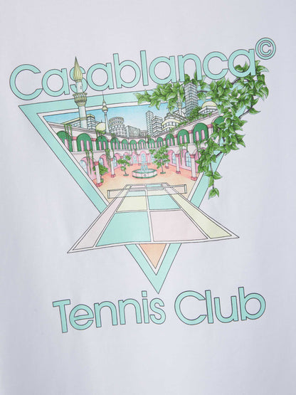 Outlet online Casablanca Hombre Camiseta Tennis Club color Azul Cielo sku 553-003231 01 - Foto 8