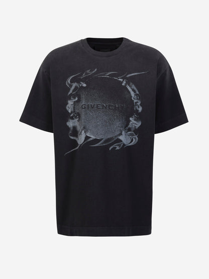 Outlet online Givenchy Hombre Camiseta Casual Algodón color Gris Antracita sku 553-003238 01 - Foto 1