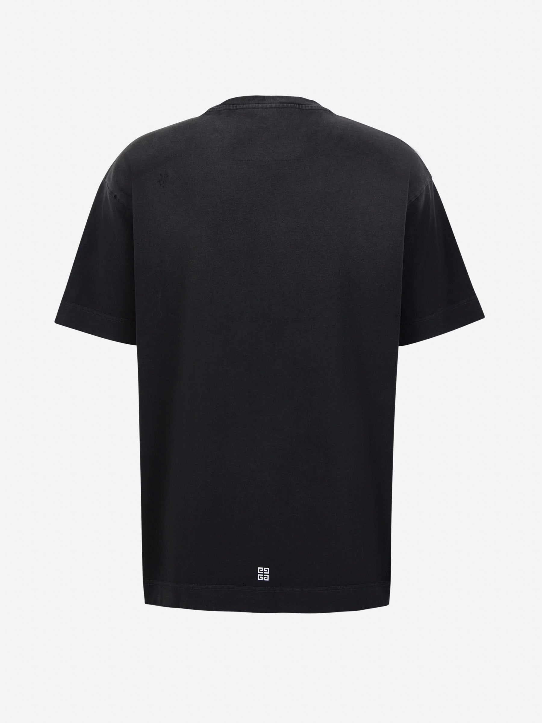 Outlet online Givenchy Hombre Camiseta Casual Algodón color Gris Antracita sku 553-003238 01 - Foto 2