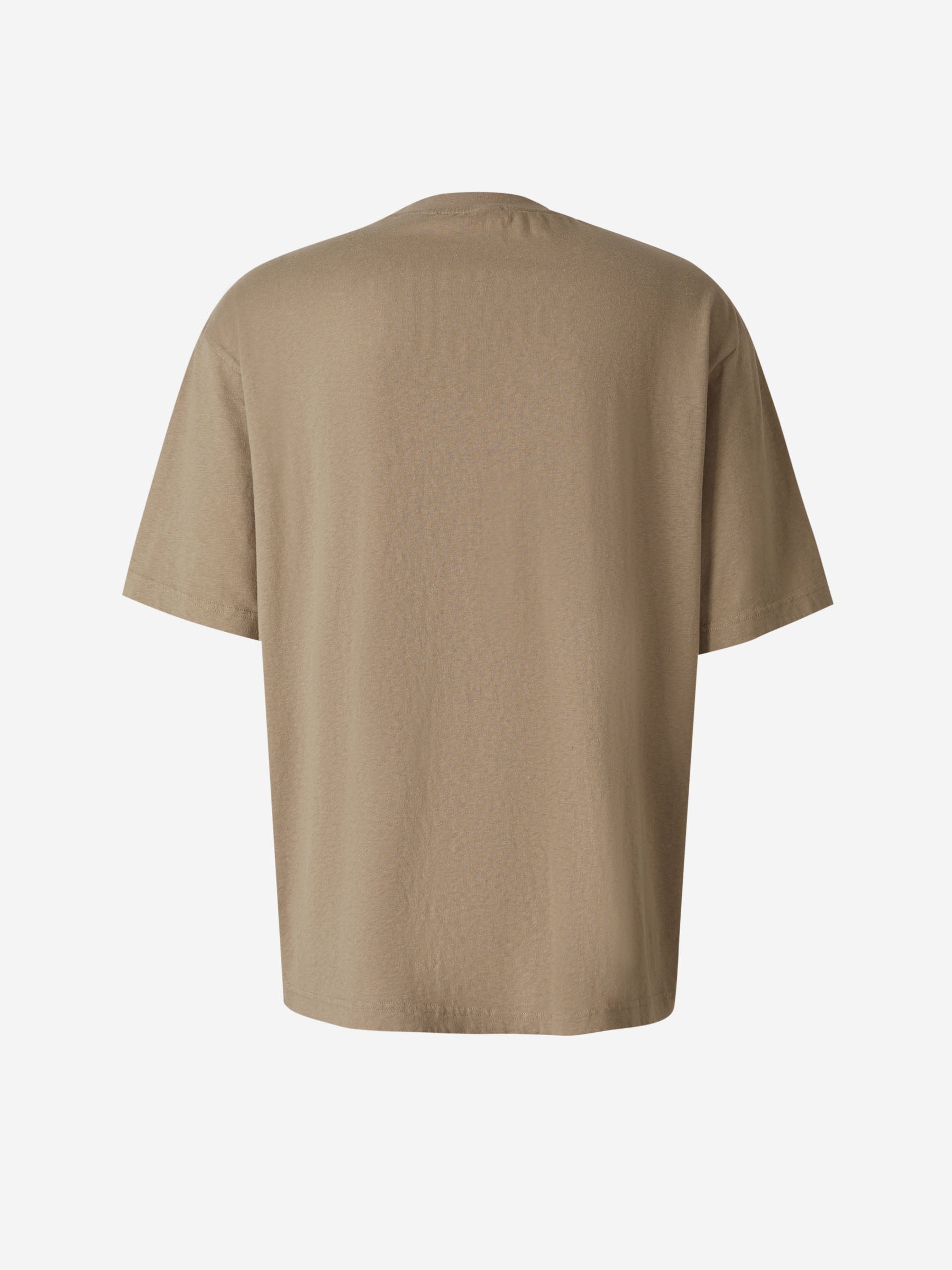 Outlet online Acne Studios Hombre Camiseta Efecto Brillante color Beis sku 553-003242 01 - Foto 2