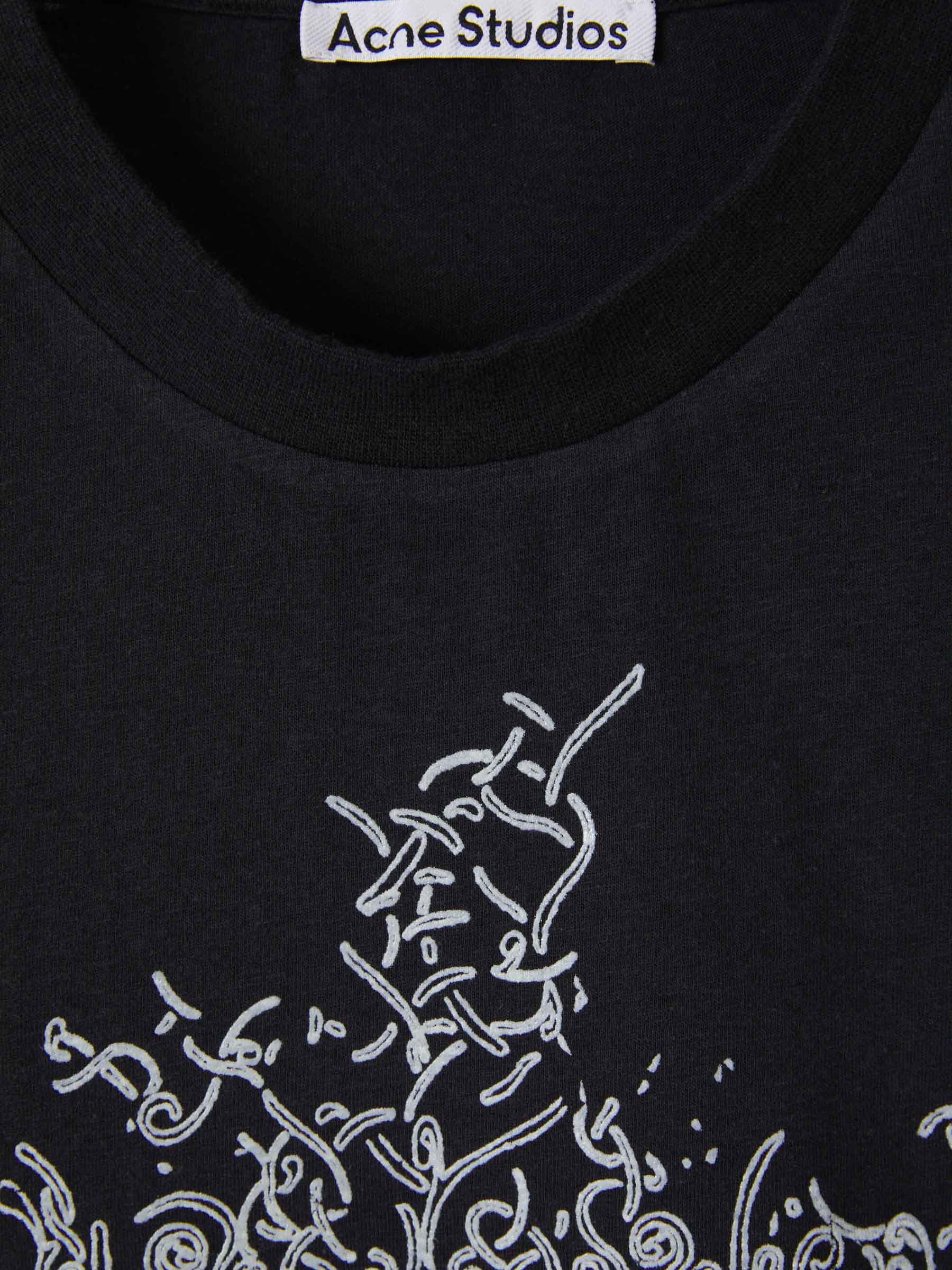 Outlet online Acne Studios Hombre Camiseta Efecto Brillante color Beis sku 553-003242 01 - Foto 7