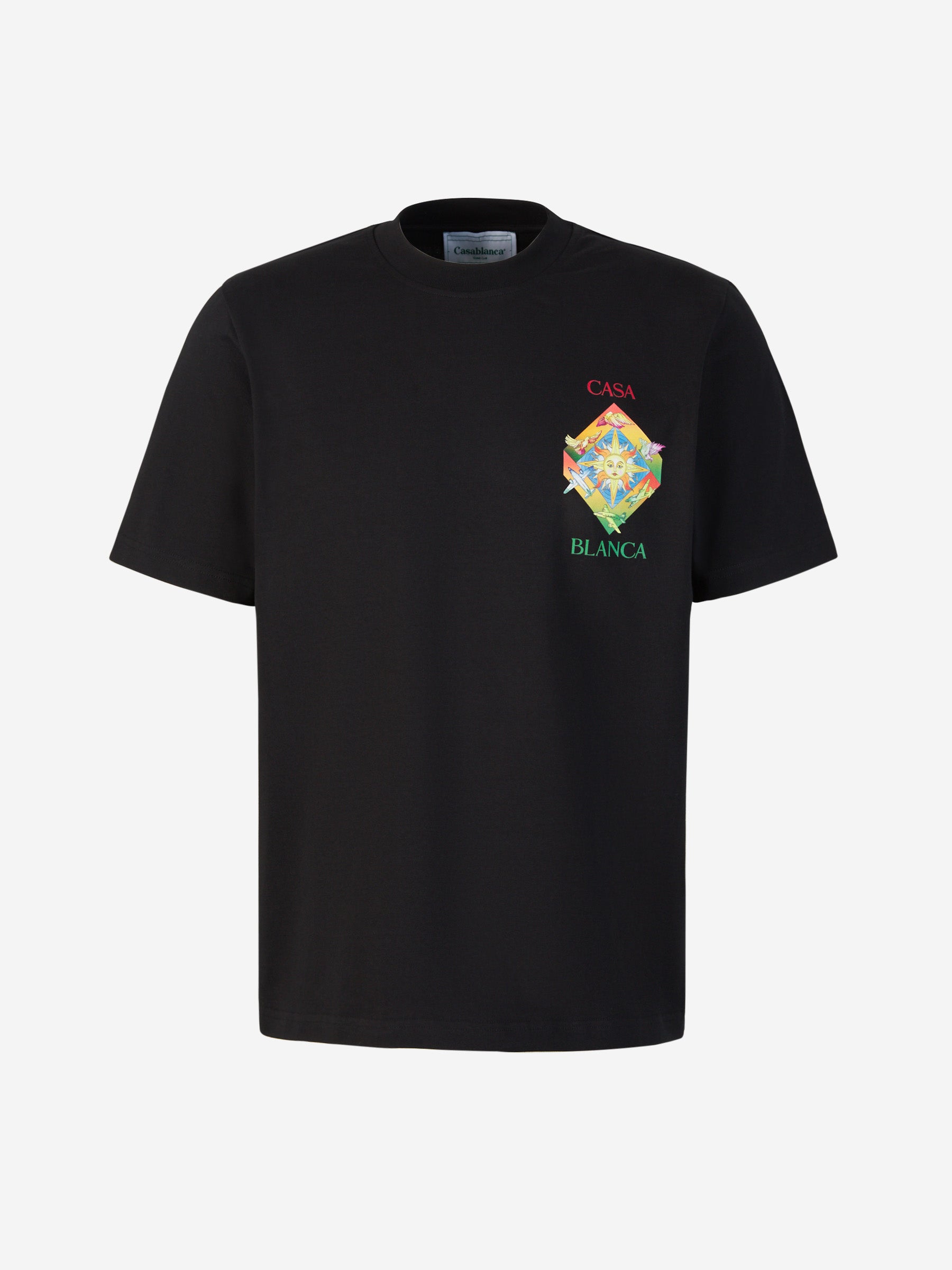 Outlet online Casablanca Hombre Camiseta Les Elements color Negro sku 553-003250 01 - Foto 1