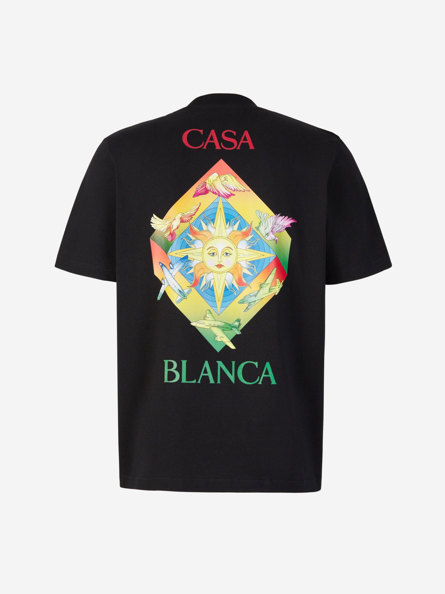 Outlet online Casablanca Hombre Camiseta Les Elements color Negro sku 553-003250 01 - Foto 2