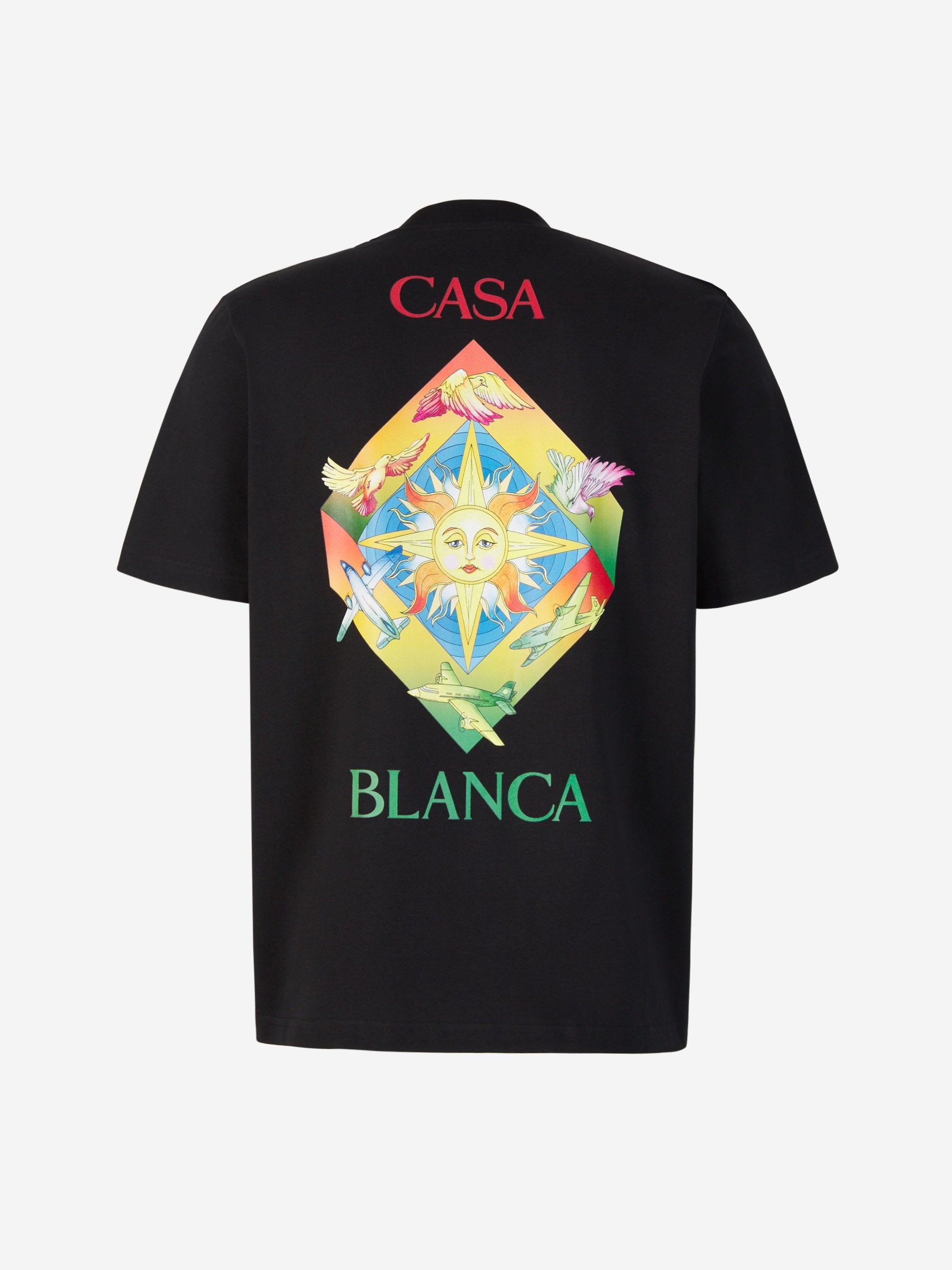 Outlet online Casablanca Hombre Camiseta Les Elements color Negro sku 553-003250 01 - Foto 2