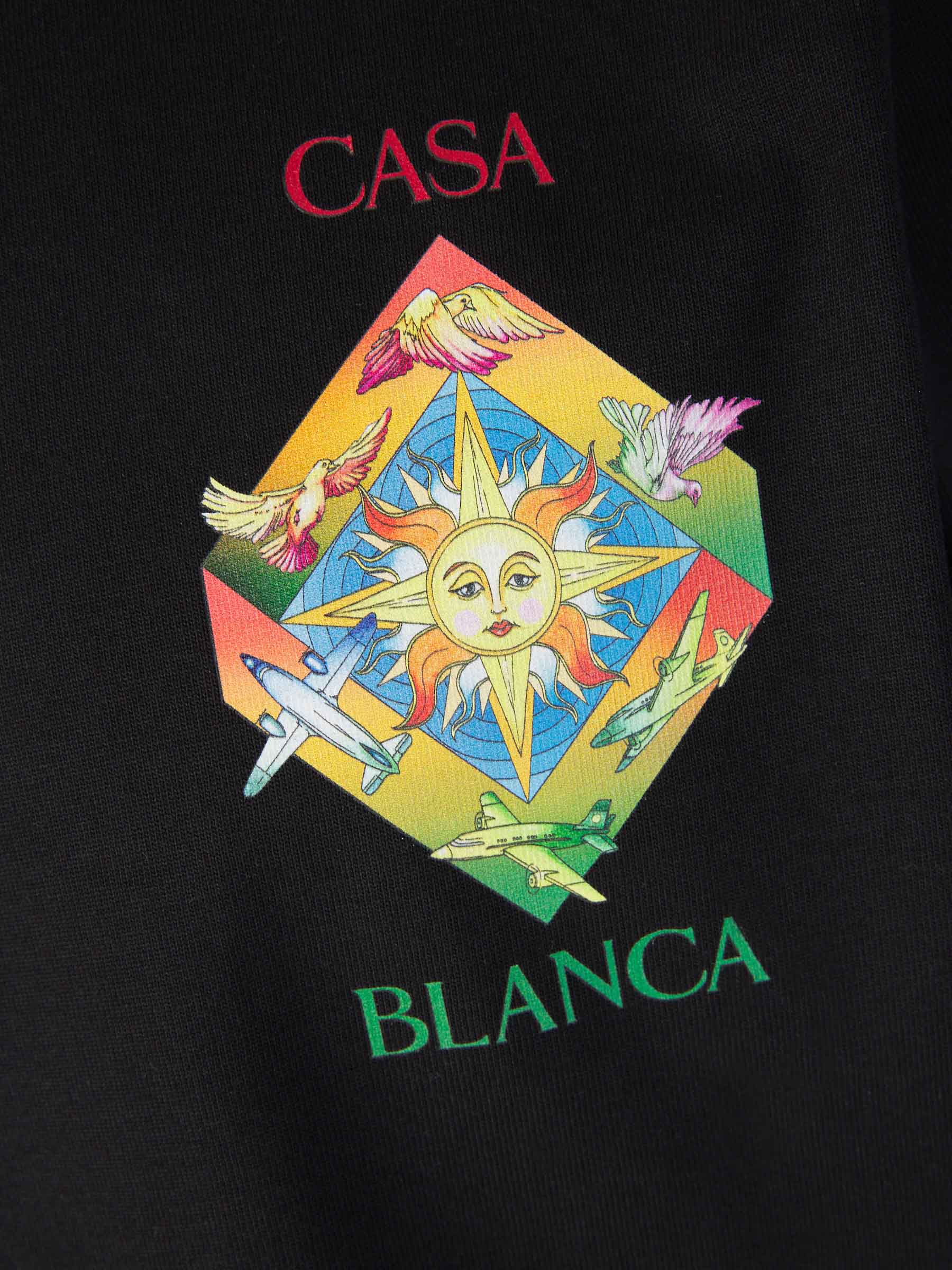 Outlet online Casablanca Hombre Camiseta Les Elements color Negro sku 553-003250 01 - Foto 4