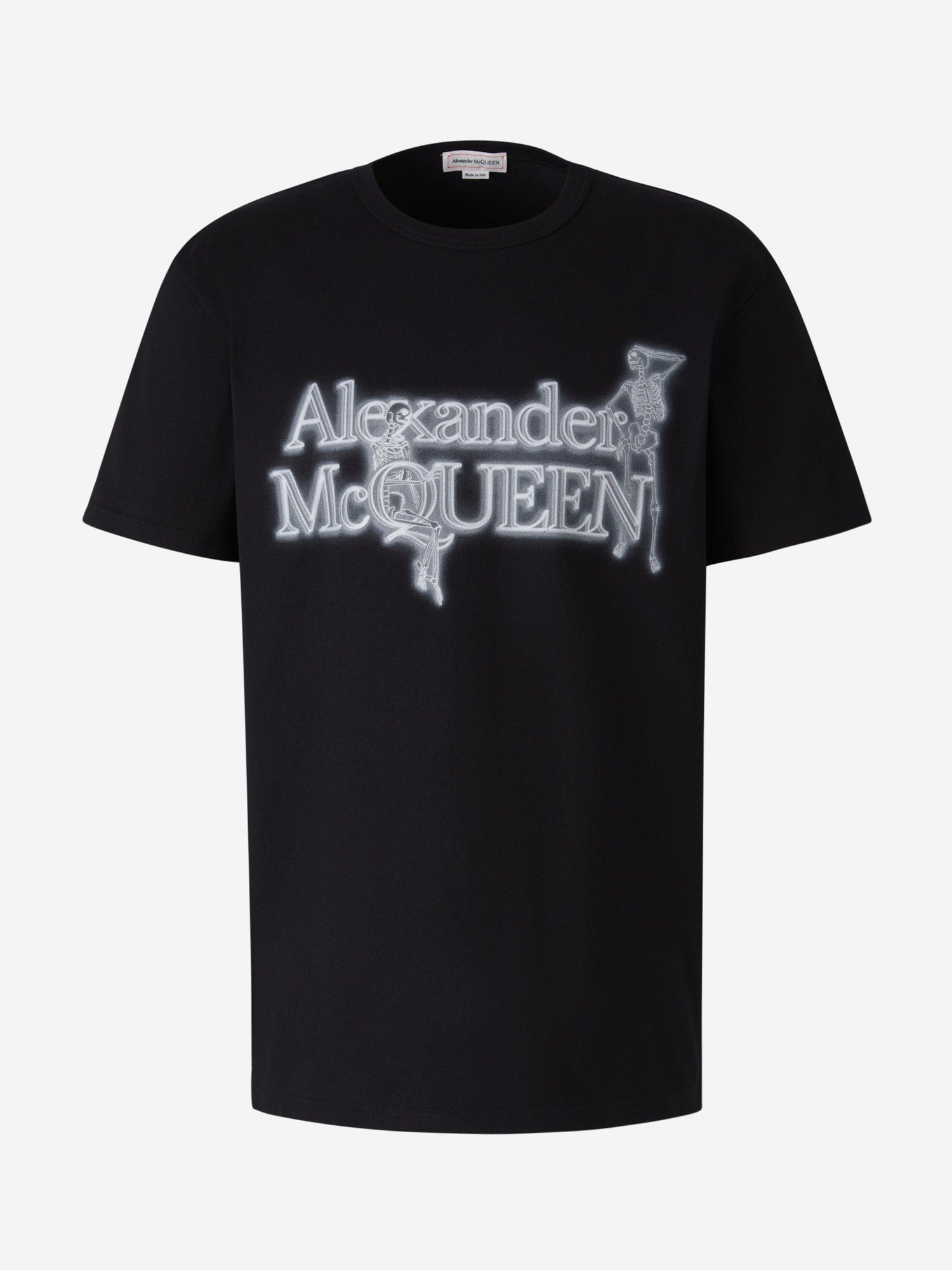 Outlet online Alexander McQueen Hombre Camiseta Gráfico Estampado color Negro sku 553-003266 01 - Foto 1