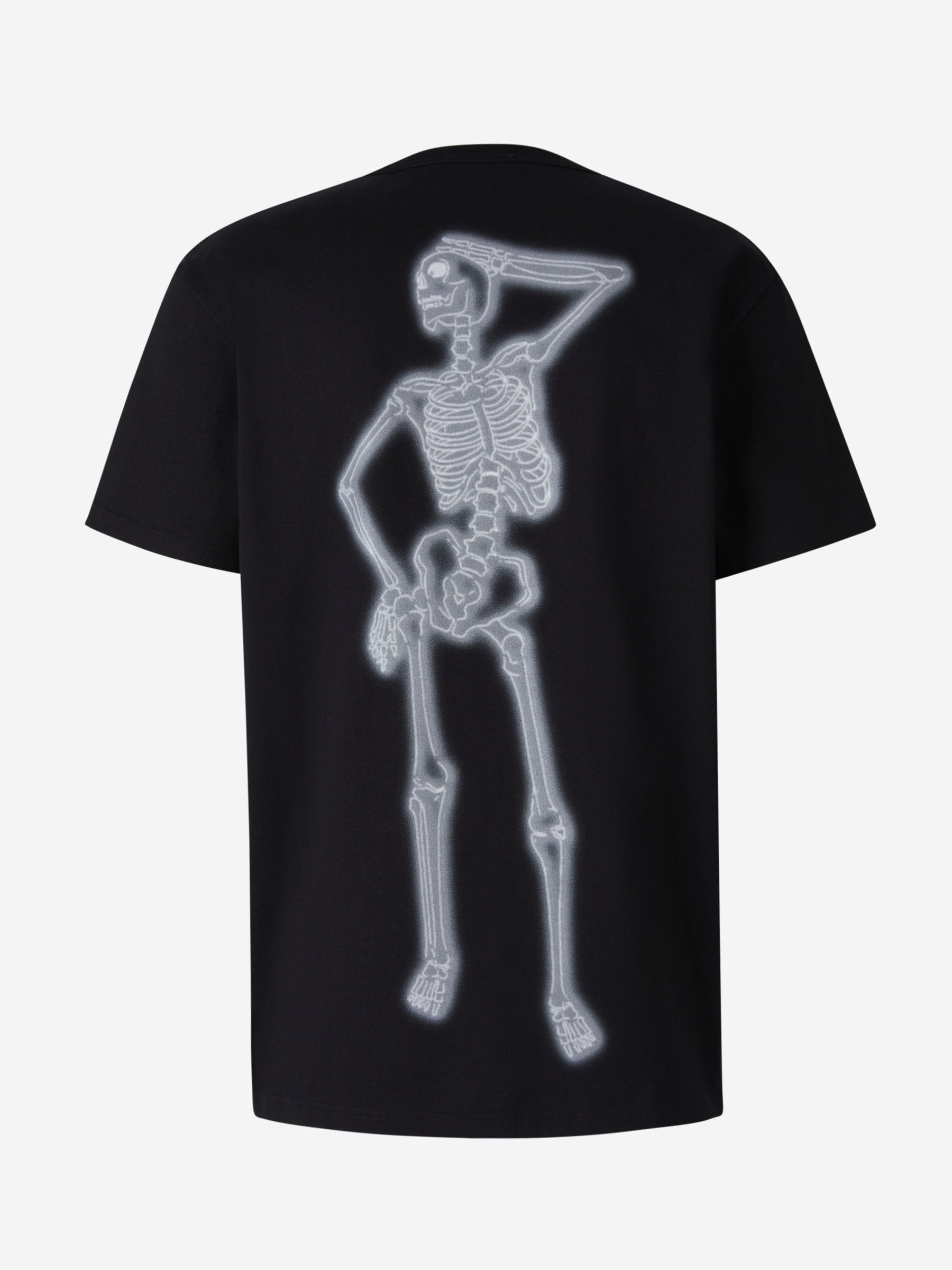 Outlet online Alexander McQueen Hombre Camiseta Gráfico Estampado color Negro sku 553-003266 01 - Foto 2