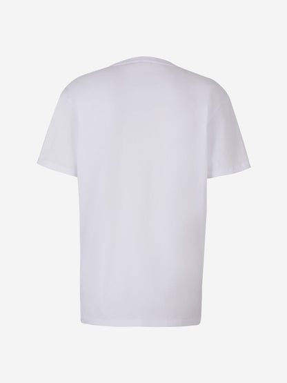 Outlet online Alexander McQueen Hombre Camiseta Algodón Skull color Blanco sku 553-003268 01 - Foto 2
