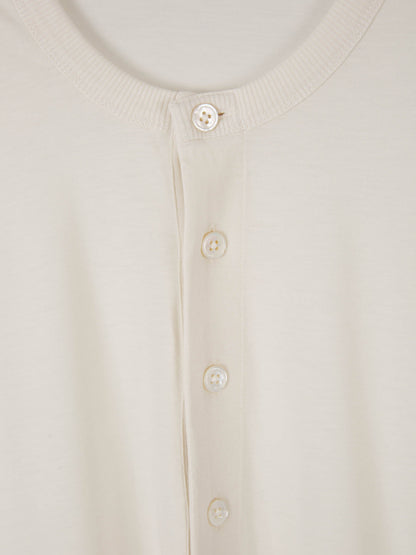 Outlet online Tom Ford Hombre Camiseta Punto Algodón color Crema sku 553-003276 01 - Foto 3
