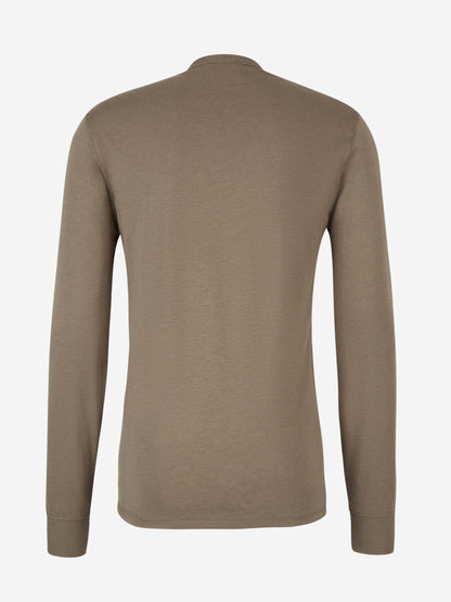 Outlet online Tom Ford Hombre Camiseta Punto Algodón color Crema sku 553-003276 01 - Foto 6