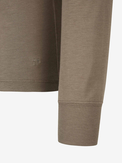 Outlet online Tom Ford Hombre Camiseta Punto Algodón color Crema sku 553-003276 01 - Foto 7