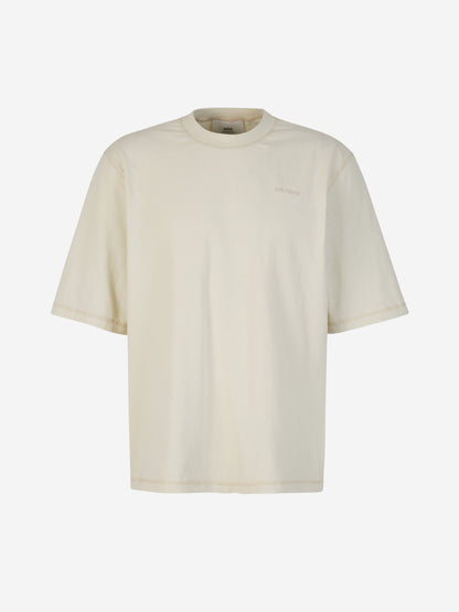 Outlet online Ami Paris Hombre Camiseta De Coeur color Crema sku 553-003278 01 - Foto 1