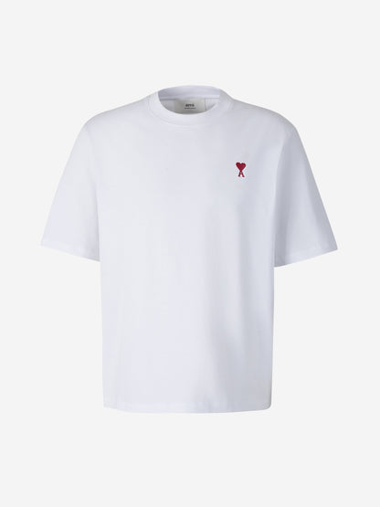 Ami Paris Camiseta Algodón Logo color Blanco sku 553-003617 02 - Foto 1