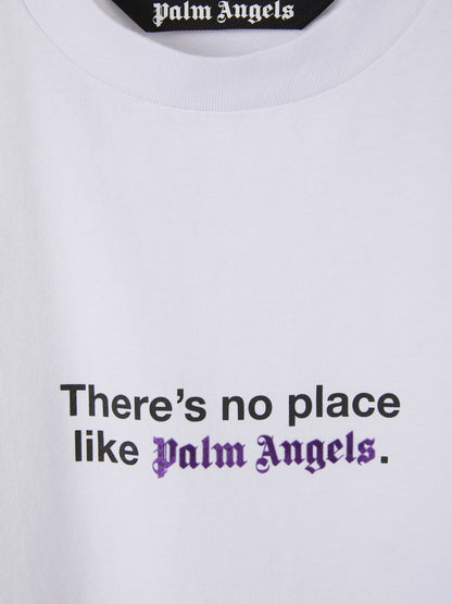 Outlet online Palm Angels Hombre Camiseta Letras Estampadas color Blanco sku 553-003287 01 - Foto 3