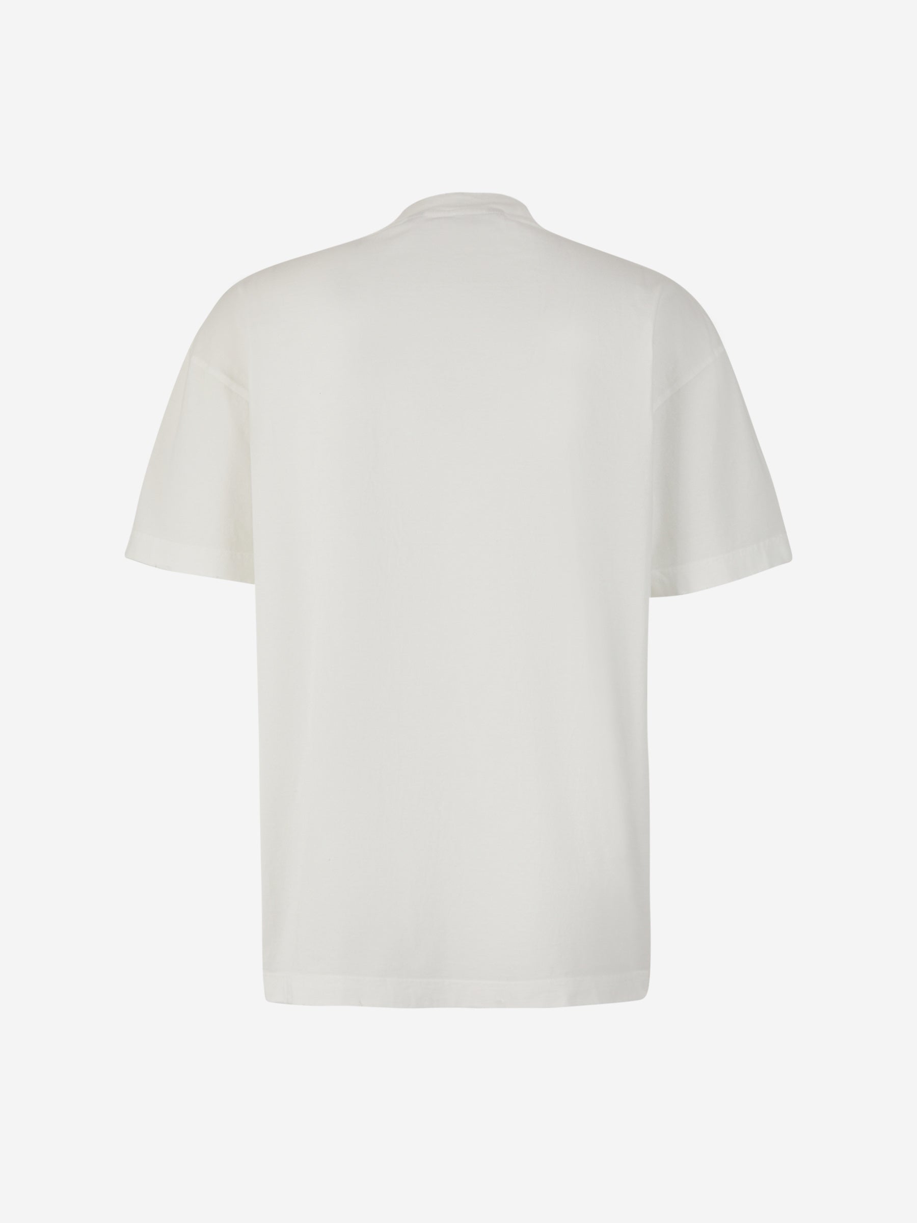 Outlet online Palm Angels Hombre Camiseta Algodón Logo color Blanco sku 553-003289 01 - Foto 2