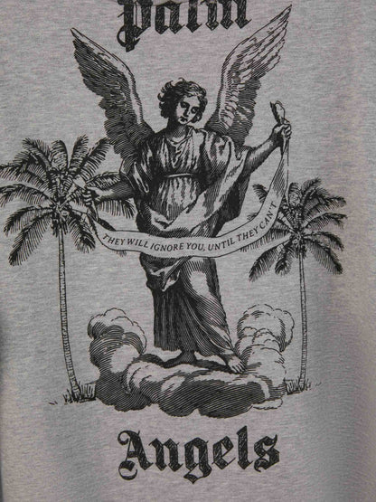 Outlet online Palm Angels Hombre Camiseta Algodón Logo color Blanco sku 553-003289 01 - Foto 8