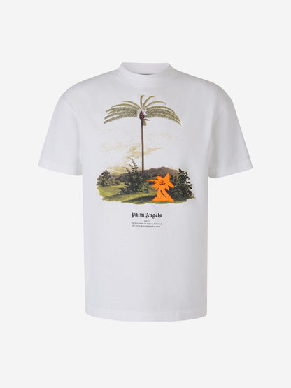 Outlet online Palm Angels Hombre Camiseta Gráfico Estampado color Blanco sku 553-003293 01 - Foto 1